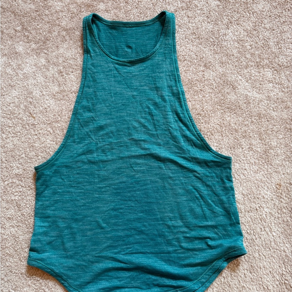 Teal Lululemon tank top